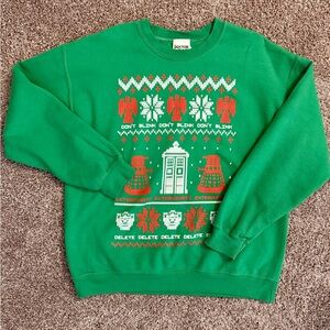 Dr. Who Christmas Sweatshirt